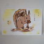 作品7、エゾリス「いつもここにある幸せ。」