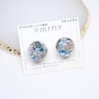 作品swarovski ball pierce