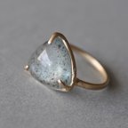 作品【K10】Moss Aquamarine Ring モスアクアマリン リング