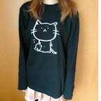 作品にゃんぴよロングTシャツ