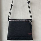 作品【オーダーページ】BLACKサコッシュ LUMINA  zipper