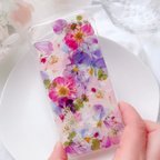 作品全機種対応。.:✽ Spring collection 花畑のスマホケース。.:*no2