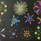 作品【壁面飾り】🎆花火大会🎇