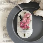 作品ピンクが可愛い母の日に贈りたいスターチスの花束のサシェ　アロマワックスサシェ　アロマワックスバー　アロマサシェ　サシェ　ルームフレグランス　アロマ　精油　ドライフラワーギフト