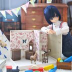 作品【展示】 1/6ドールのためのミニチュアドールハウス(2) ruruko momoko ピュアニーモ