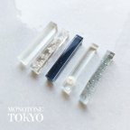 作品scene雨（ネイビー）ピアス＆イヤリング