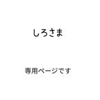 作品専用ページです