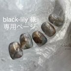 作品black-lily 様　専用ページ　ネイルチップ