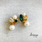 作品bijou Pearl ear cuff.  卒業式　入学式　結婚式