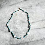 作品④turquoisecolor daisy choker