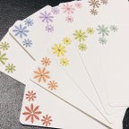 作品お花のメッセージカード〜ペーパークラフト