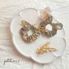 作品𓊆 Pimpernel𓊇モリス　MORRIS  うさみみ　リボン刺繍　シュシュ