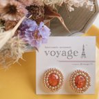 作品▶︎ ビーズ刺繍 アクセサリー ( ピアス )