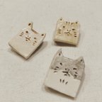 作品しかくねこ 3きょうだい