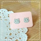 作品【☆送料無料☆】ミニピアス/イヤリング♥猫