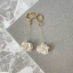 作品揺れるフラワーearrings