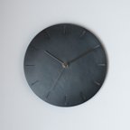 作品【受注製作】壁掛け時計−タイプ2しるし入り / 鉄　minimal wall clock <DISK-type2 sign> / iron