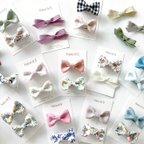 作品ribbon clip set (ヘアゴムに変更可能) ＊for baby&kids＊　