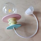 作品イエローグリーンピンクペンダントランプ Frutti Lamp