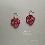 作品お花のフックピアス🌷