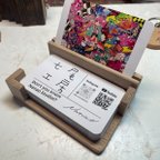 作品木製 カードスタンド 【CARDstand】ショップカード