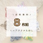 作品送料無料＊8枚組＊ミニアクリルたわし