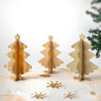 作品木製の卓上ミニツリー クリスマスツリー ミニツリー  Xmas