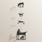 作品kirie-hanging---Horse（ペーパーオーナメント・ウマ）