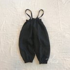 作品peter pants linen black