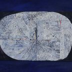 作品 "2021-0315 "　　抽象絵画　コラージュ、ドローイング