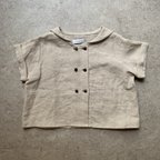 作品【linen series】リネンセーラーシャツ