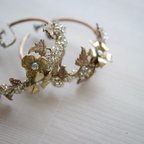 作品【再販】ピアス　or  イヤリング /ヴィンテージ アクセサリー ブライダルアクセサリー /ウェディングアクセサリー/flua  