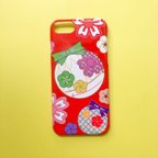 作品[SALE] iphone 6/6s/7/8ケース　和柄朱赤