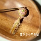 作品和・手鞠かんざし(ポニーフック)～桜～ 伝統工芸