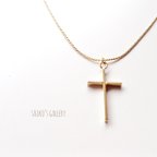 作品cross long necklace