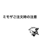 作品ミモザご注文時の注意