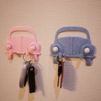 作品ＶＷ風の車キーフック 壁付け 壁掛け