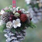 作品可愛い木の実がいっぱい♡ジャンボ松ぼっくりのクリスマスオーナメント