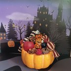 作品かぼちゃカップのハロウィン飾り🎃