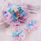 作品たれみみうさ揺れるレースリボンクリップ💝🐰リボン୨୧キッズ୨୧プレゼントにも💛  Bouquet&baby