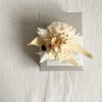 作品コサージュ　　髪飾り　ハレの日のcorsage  箱付き　