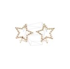 作品ERG-2144-R【2個入り】トリプルスターピアス,Triple Star Earrings/21mm x 60mm