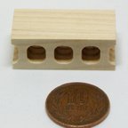 作品ミニチュア木製　基本ブロック