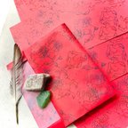 作品野兎と曼珠沙華 -Waxpaper Bookcover-