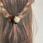 作品ヘアアクセ＊ポニーフック(レオパード