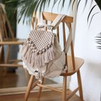 作品Macrame Coconut Rucksack