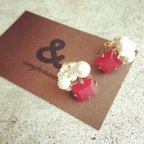 作品⁎Vintage⁎ Red square[pierced]