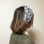 作品シンプルヘアバンドグレー