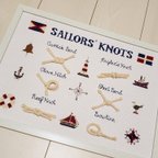 作品*SAILORS KNOTS* 刺繍のフレーム