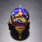 作品宇宙玉 24mm No.m6 レジン アクセサリー 